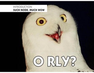 INTRODUCTION 
SUCH NODE. MUCH WOW 
 