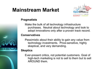 Find the "weak signals" in the OOo success story 