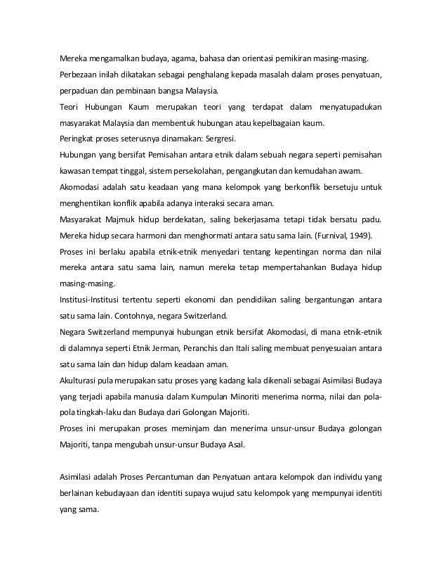 Budaya dan kepelbagaian kelompok di malaysia assingment edu 2013