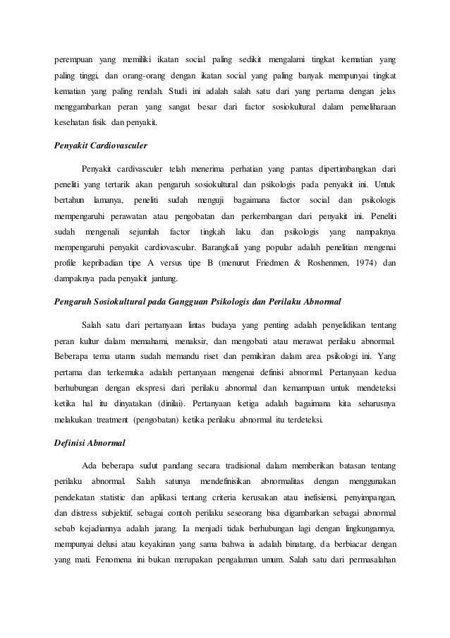 Psikologi Lintas Budaya Budaya Dan Kesehatan