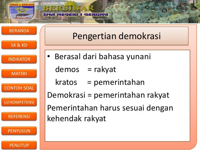 Budaya demokrasi klsxi smter 3