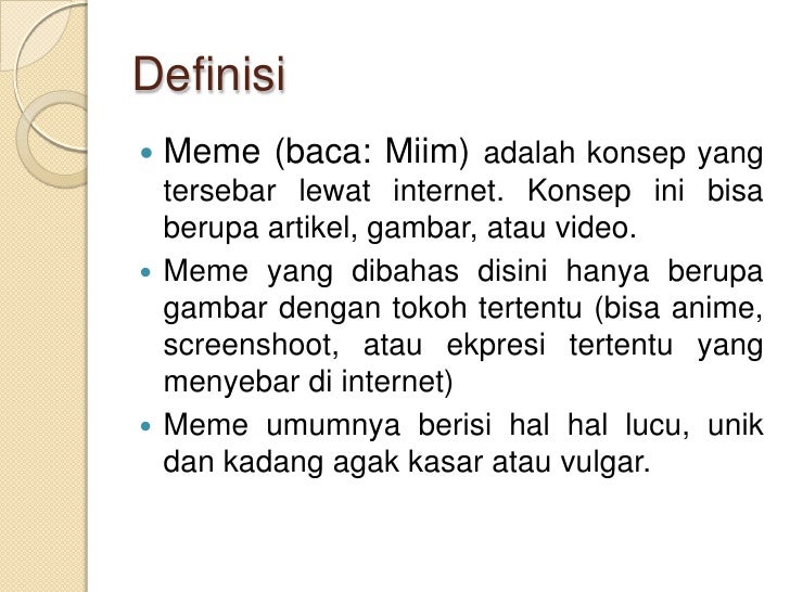 Budaya Internet Meme