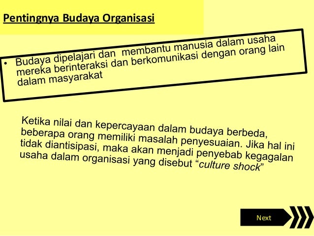 Pentingnya Budaya Organisasi untuk Daya Saing