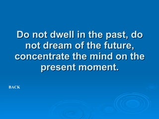 Buddha\'s Words Of Wisdom | PPT