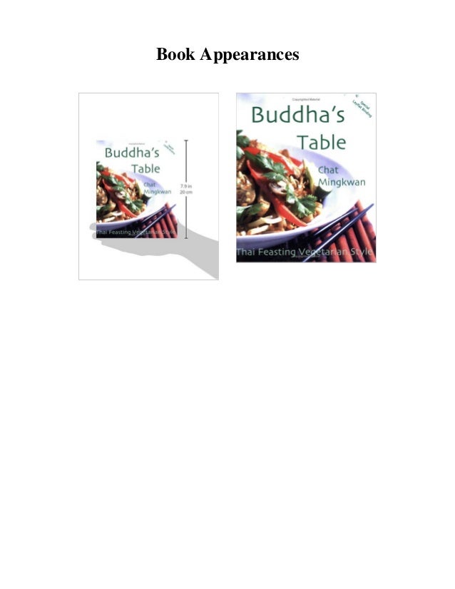 Thai Feasting Vegetarian Style Buddhas Table