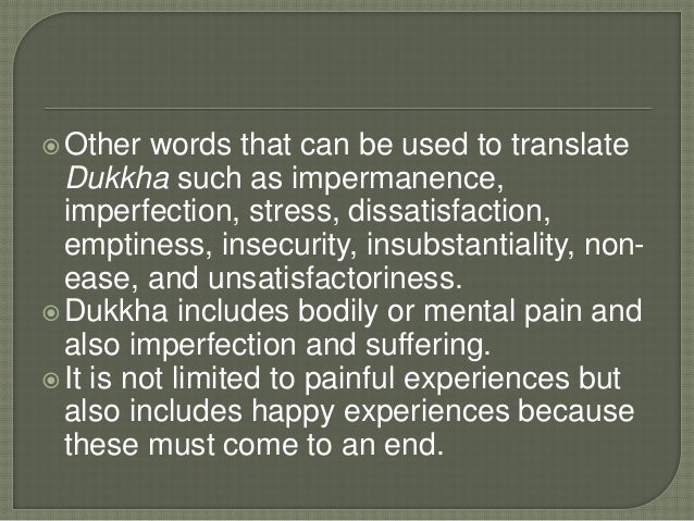 Image result for DUKKHA