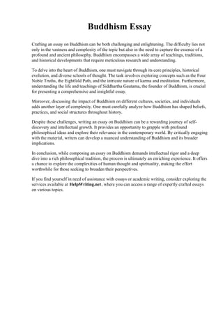 Buddhism Essay.pdf