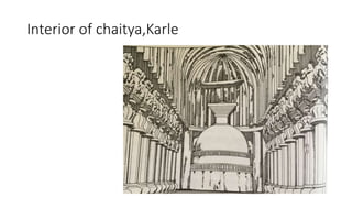 Interior of chaitya,Karle
 