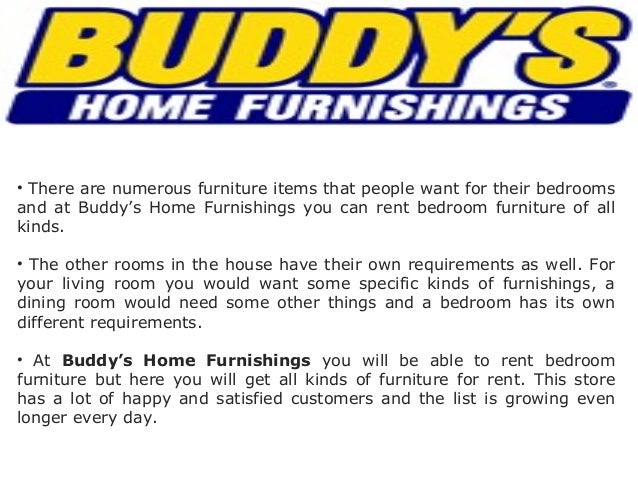 Buddy S Home Furnishings Offers Beneficial Rent Bedroom