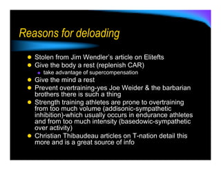 Buddy morris deload to reload | PDF