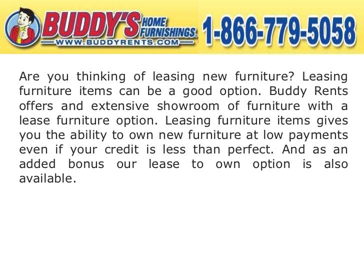 Advantages of Lease furniture