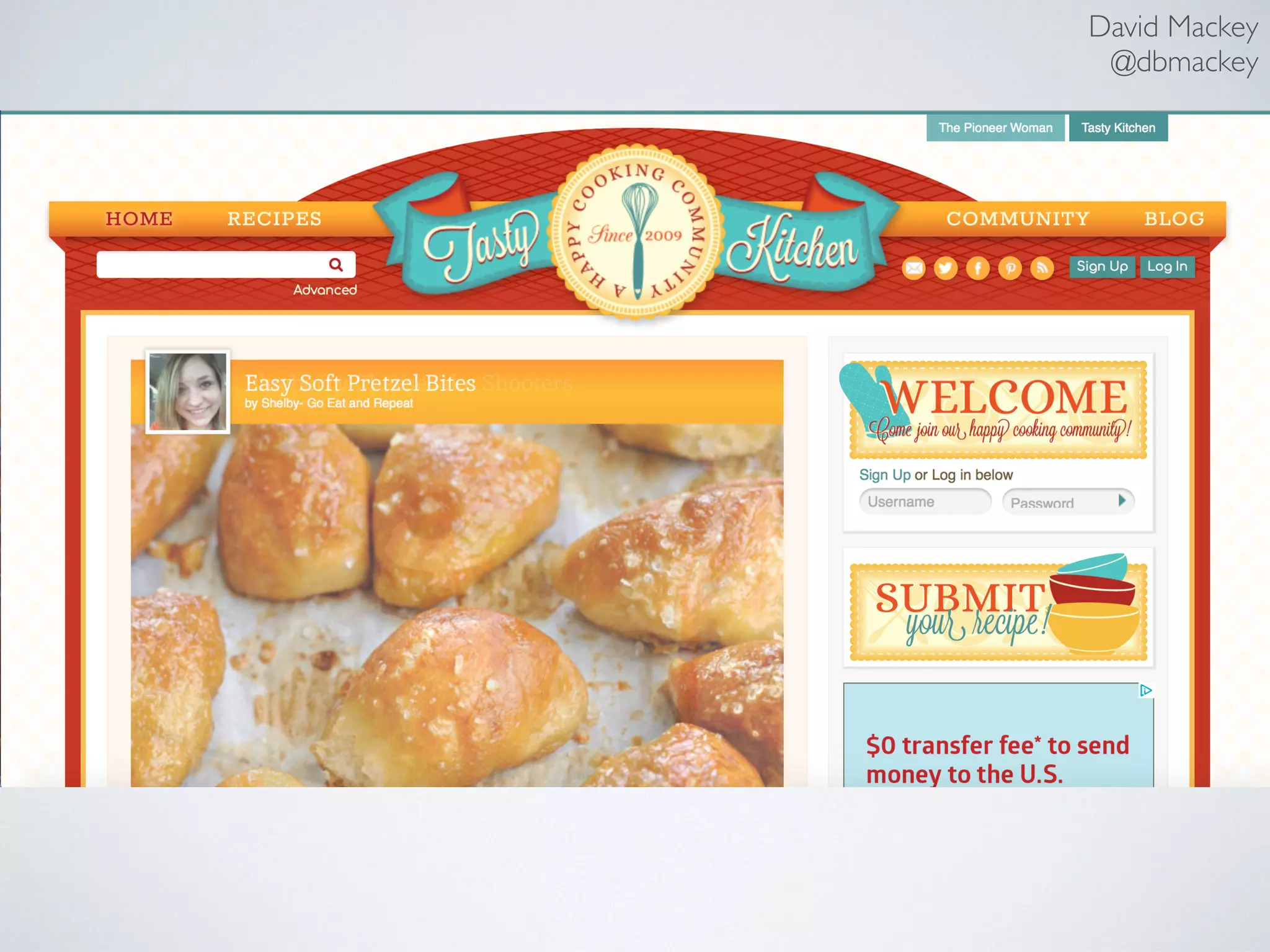 David Mackey
@dbmackey
 