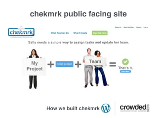 chekmrk public facing site




    How we built chekmrk
 