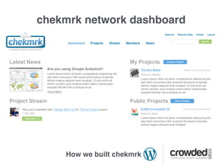chekmrk network dashboard




    How we built chekmrk
 