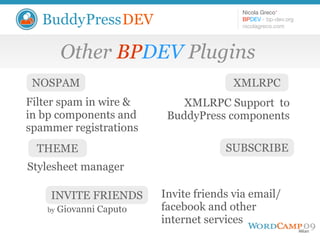 Introduction to BuddyPressDEV