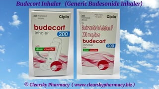 © Clearsky Pharmacy ( www.clearskypharmacy.biz )
Budecort Inhaler (Generic Budesonide Inhaler)
 