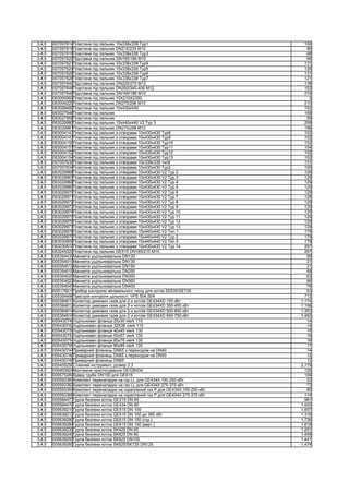 3,4,5   0007057614Пластина під пальник 10x338x338 Typ1                                100
3,4,5   0007057616Пластина під пальник DN210/235 M10                                   86
3,4,5   0007057618Пластина під пальник 10x338x338 Typ3                                 98
3,4,5   0007057620Підставка під пальник DN165/186 M10                                  96
3,4,5   0007057621Пластина під пальник 10x338x338 Typ9                                131
3,4,5   0007057624Пластина під пальник 10x338x338 Typ5                                126
3,4,5   0007057626Пластина під пальник 10x338x338 Typ6                                131
3,4,5   0007057628Пластина під пальник 10x338x338 Typ7                                121
3,4,5   0007057640Підставка під пальник DN225/270 M12                                 138
3,4,5   0007057646Пластина під пальник DN300/340-406 M12                              152
3,4,5   0007057648Підставка під пальник DN165/186 M10                                 219
3,4,5   0063000992Пластина під пальник 10X210X2350                                      0
3,4,5   0063004220Пластина під пальник DN270/298 M12                                  210
3,4,5   0063008480Пластина під пальник 10x430x430                                     152
3,4,5   0063027946Пластина під пальник                                                168
3,4,5   0063027958Пластина під пальник                                                 59
3,4,5   0063029980Пластина під пальник 15x440x440 V2 Typ 3                            258
3,4,5   0063029981Пластина під пальник DN270/298 M12                                  196
3,4,5   0063004143Пластина під пальник з отворами 10x430x430 Typ8                     152
3,4,5   0063004147Пластина під пальник з отворами 10x430x430 Typ9                     152
3,4,5   0063004150Пластина під пальник з отворами 10x430x430 Typ10                    152
3,4,5   0063004151Пластина під пальник з отворами 10x430x430 Typ11                    154
3,4,5   0063004152Пластина під пальник з отворами 10x430x430 Typ12                    152
3,4,5   0063004154Пластина під пальник з отворами 10x430x430 Typ13                    152
3,4,5   0007057630Пластина під пальник з отворами 10x338x338 тип8                     131
3,4,5   0007057634Пластина під пальник з отворами 10x430x430 Typ2                     100
3,4,5   0063029966Пластина під пальник з отворами 10x430x430 V2 Typ 2                 129
3,4,5   0063029967Пластина під пальник з отворами 10x430x430 V2 Typ 3                 129
3,4,5   0063029968Пластина під пальник з отворами 10x430x430 V2 Typ 4                 129
3,4,5   0063029969Пластина під пальник з отворами 10x430x430 V2 Typ 5                 129
3,4,5   0063029970Пластина під пальник з отворами 10x430x430 V2 Typ 6                 129
3,4,5   0063029971Пластина під пальник з отворами 10x430x430 V2 Typ 7                 129
3,4,5   0063029972Пластина під пальник з отворами 10x430x430 V2 Typ 8                 129
3,4,5   0063029973Пластина під пальник з отворами 10x430x430 V2 Typ 9                 129
3,4,5   0063029974Пластина під пальник з отворами 10x430x430 V2 Typ 10                129
3,4,5   0063029975Пластина під пальник з отворами 10x430x430 V2 Typ 11                129
3,4,5   0063029976Пластина під пальник з отворами 10x430x430 V2 Typ 12                129
3,4,5   0063029977Пластина під пальник з отворами 10x430x430 V2 Typ 13                129
3,4,5   0063029978Пластина під пальник з отворами 15x440x440 V2 Тип 1                 179
3,4,5   0063029979Пластина під пальник з отворами 15x440x440 V2 Typ 2                 179
3,4,5   0063030809Пластина під пальник з отворами 15x440x440 V2 Тип 5                 179
3,4,5   0063030810Пластина під пальник з отворами 10x430x430 V2 Typ 14                267
3,4,5   0063245020Пластина під пальник GE515 DN185/210 M10                            267
3,4,5   0005354439Манжета ущільнювальна DN130                                          95
3,4,5   0005354010Манжета ущільнювальна DN130                                          21
3,4,5   0005354012Манжета ущільнювальна DN150                                          21
3,4,5   0005354018Манжета ущільнювальна DN250                                          68
3,4,5   0005354020Манжета ущільнювальна DN300                                          63
3,4,5   0005354022Манжета ущільнювальна DN360                                          66
3,4,5   0005354045Манжета ущільнювальна DN400                                          76
3,4,5   0005176019Прибор контролю мінімального тиску для котла SE635/SE735             53
3,4,5   0005354496Пристрій контроля щільності VPS 504,S04                             712
3,4,5   0005384610Колектор димових газів для 2-х котлів GE434XD 150 кВт             1,174
3,4,5   0005384612Колектор димових газів для 2-х котлів GE434XD 350-450 кВт         1,158
3,4,5   0005384614Колектор димових газів для 2-х котлів GE434XD 500-600 кВт         1,353
3,4,5   0005384616Колектор димових газів для 2-х котлів GE434XD 650-750 кВт         1,450
3,4,5   0005430740Ущільнювач фланця 25х30 vierk 110                                    14
3,4,5   0005430742Ущільнювач фланця 32X38 vierk 110                                    14
3,4,5   0005430750Ущільнювач фланця 40x45 vierk 130                                    16
3,4,5   0005430752Ущільнювач фланця 50x57 vierk 130                                    16
3,4,5   0005430754Ущільнювач фланця 65x76 vierk 130                                    16
3,4,5   0005430756Ущільнювач фланця 80x89 vierk 130                                    17
3,4,5   0005430744Приварний фланець DN65 з переходом на DN40                           14
3,4,5   0005430746Приварний фланець DN65 з переходом на DN50                           12
3,4,5   0005430748Приварний фланець DN65                                               12
3,4,5   0005455250Стяжний інструмент, розмір 2.3                                    3,179
3,4,5   0005493924Монтажне пристосування GE/GB434                                     126
3,4,5   0005575280Відвід труби DN150 для GE615                                        159
3,4,5   0005593360Комплект переналадки на газ LL для GE434X 150-250 кВт                52
3,4,5   0005593362Комплект переналадки на газ LL для GE434X 275-375 кВт                73
3,4,5   0005593364Комплект переналадки на скраплений газ Р для GE434X 150-250 кВт      80
3,4,5   0005593366Комплект переналадки на скраплений газ Р для GE434X 275-375 кВт     114
3,4,5   0005584473Група безпеки котла GE315 DN 65                                     981
3,4,5   0005584476Група безпеки котла GE434 DN 80                                   1,420
3,4,5   0005639210Група безпеки котла GE515 DN 100                                  1,657
3,4,5   0005639212Група безпеки котла GE515 DN 100 до 350 кВт                       1,316
3,4,5   0005639280Група безпеки котла GE615 DN 150 (гор.)                           1,736
3,4,5   0005639284Група безпеки котла GE615 DN 150 (верт.)                          1,618
3,4,5   0005639230Група безпеки котла SK425 DN 65                                   1,201
3,4,5   0005639240Група безпеки котла SK625 DN 80                                   1,409
3,4,5   0005639250Група безпеки котла SK625 DN100                                   1,441
3,4,5   0005639260Група безпеки котла SK625/SK725 DN125                             1,474
 