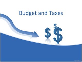 Budget and Taxes
 