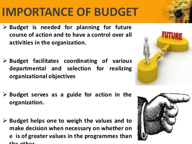 Importance Of Budget In Organization Budget