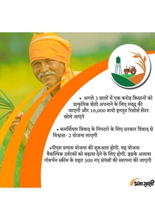 Budget 2023: Farmers and Farming Related Announcements | Infographics in Hindi