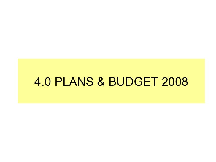budget presentation template