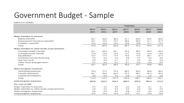 Budget 101 – basics on how to create budgets for government or busine…