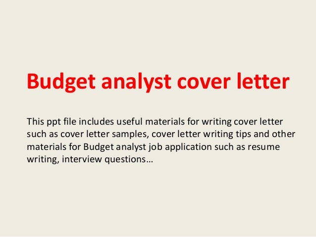 budget analyst cover letter interview questions for budget analyst