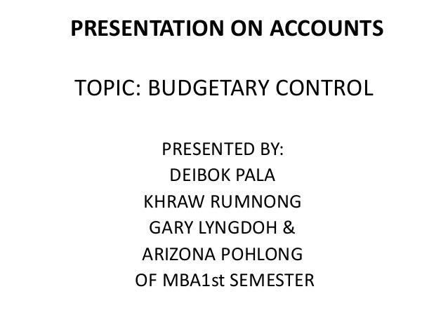 budgetary planning budgetary planning