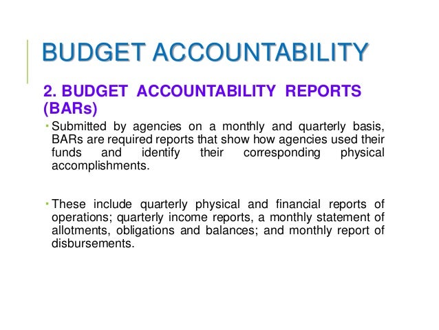 budgetary system budget process of the philippine government