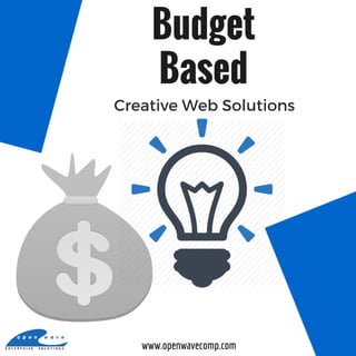 Budget
Based
Creative Web Solutions
www.openwavecomp.com
 