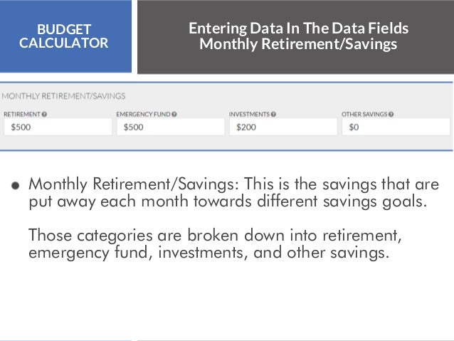 monthly budget calculator online budget calculator