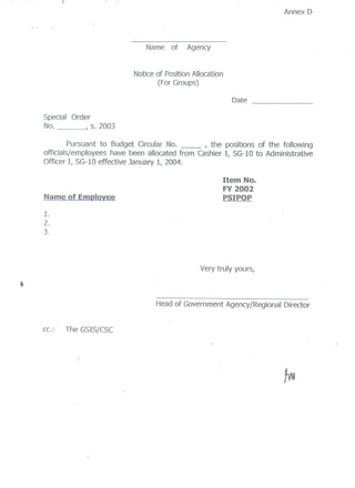 Budget circular 2004 3 | PDF