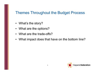 Nonprofit Budget Development | PPTX