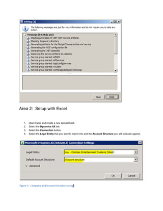 Budget entries import in Dynamics AX 2012 | PDF