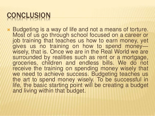 Budgeting