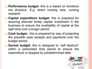 budgeting and hospital planning management | PDF