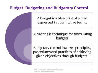 Comprehensive Guide to Budgeting and its classification | PPTX