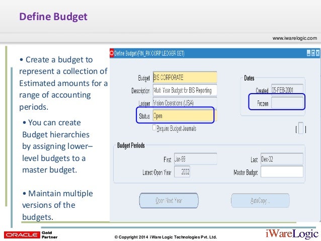 webcast budgeting r12 1 3 oracle general ledger budgeting ledger