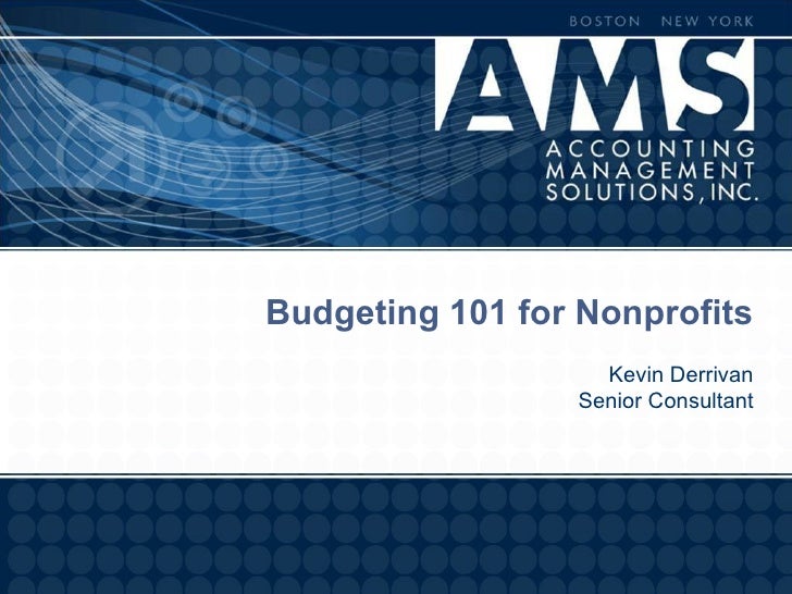 budgeting for non profits