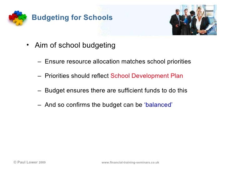 Budgeting for schools