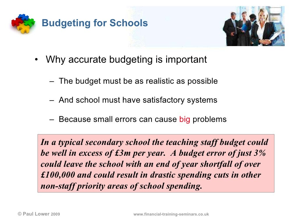 Budgeting for schools