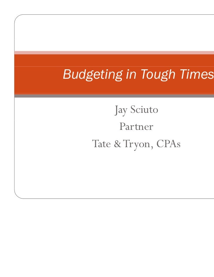 budgeting for non profits