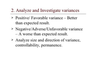 Budgeting planning control