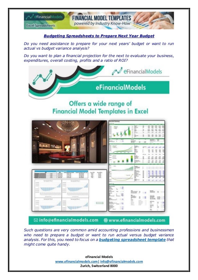 budgeting spreadsheets to prepare next year budget budget models excel