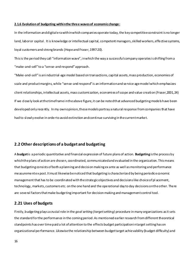 Thesis on project management image