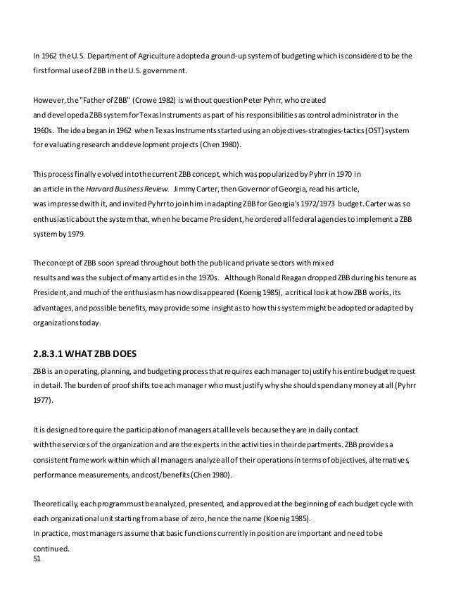 Master thesis budget