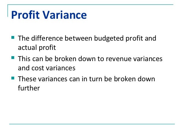 Variance Analysis in Excel - Making better Budget Vs ... Budget variance analysis template