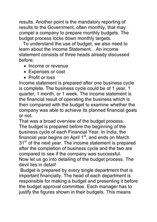 Budget in hotels an overview | PDF