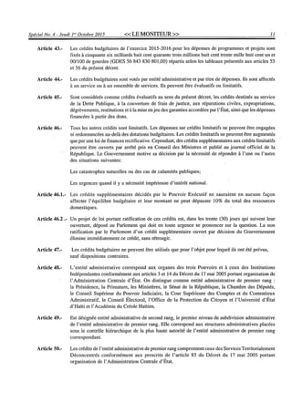 Budget de l'exercice 2015-2016 (HAITI)