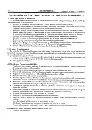 Budget de l'exercice 2015-2016 (HAITI)